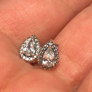 Pandora teardrop earrings